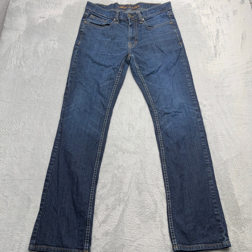 Cody James Mens Dark Wash Bootcut Denim Jeans 33W x 34L Cowboy Western